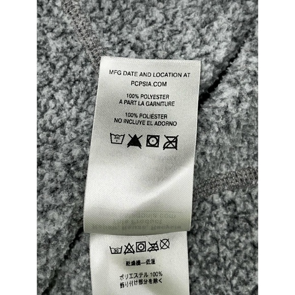 Patagonia Heathered Grey Womens 1/4 Zip Stand Collar Better Sweater Fleece Small - Picture 8 of 8